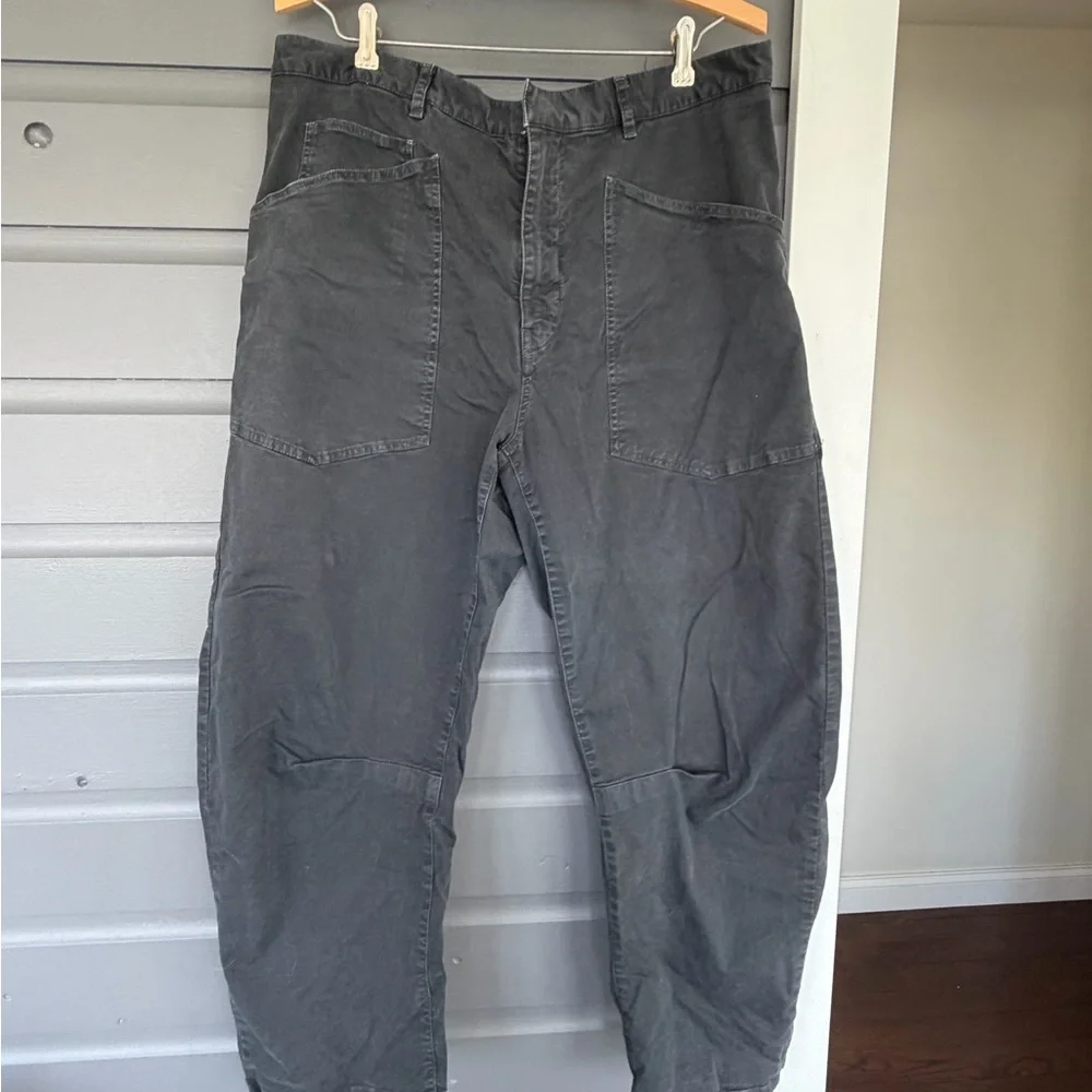 Nili Lotan SHON Barrel Leg Pants - Picture 3 of 5